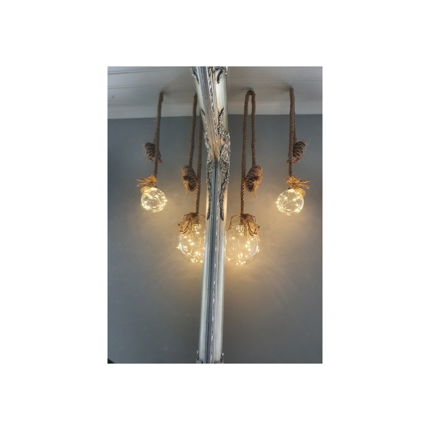 Eglo - LED-joulukoriste 15xLED/0,06W/3xAA