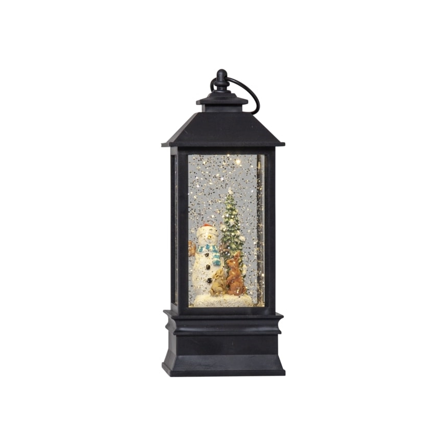 Eglo - LED joulukoriste VINTER 1xLED/0,064W/3xAAA musta