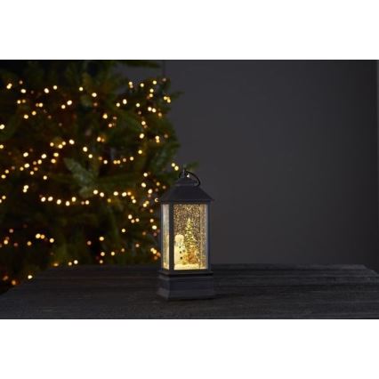 Eglo - LED joulukoriste VINTER 1xLED/0,064W/3xAAA musta