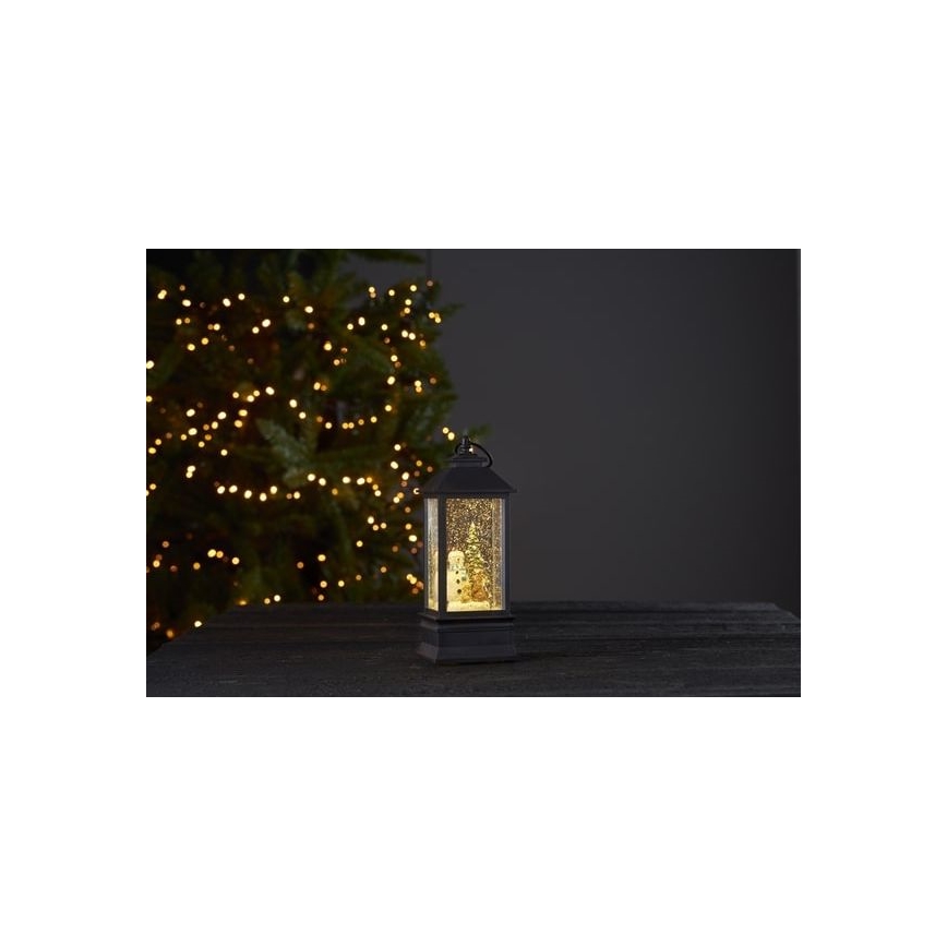 Eglo - LED joulukoriste VINTER 1xLED/0,064W/3xAAA musta