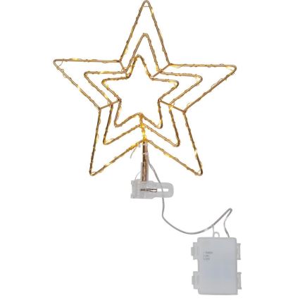 Eglo - LED ulkojoulukoriste TOPSY 30xLED/0,06W/3xAA IP44
