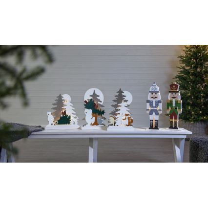 Eglo - LED-joulukoriste 10xLED/0,03W/2xAA