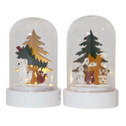 Eglo - SETTI 2x LED joulukoristeet 1xLED/0,03W/1xCR2032