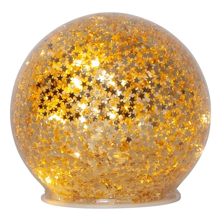 Eglo 411344 - LED-joulukoriste STAR FALL 10xLED/2xAA kulta