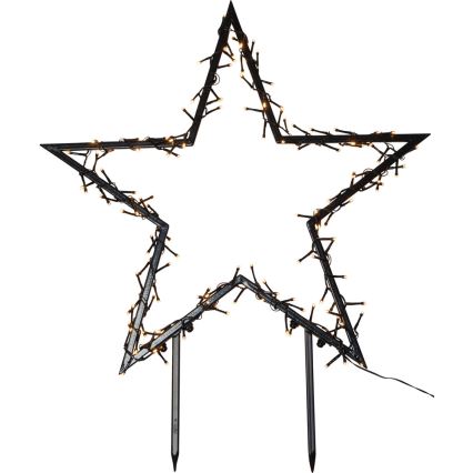 Eglo 411355 - LED-ulkojoulukoriste SPIKY 140xLED/0,066W/31V/230V 73x60 cm IP44