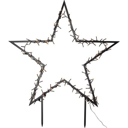 Eglo 411356 - LED-ulkojoulukoriste SPIKY 150xLED/0,066W/31V/230V 90x80 cm IP44
