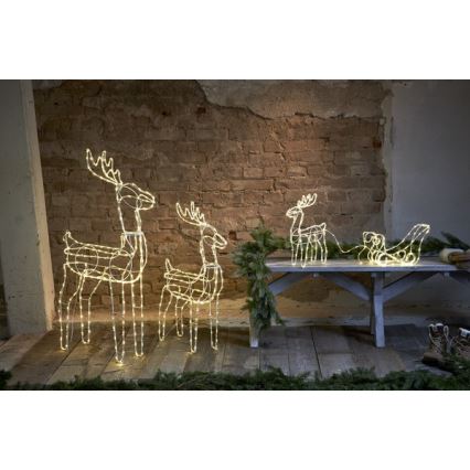 Eglo - LED Joulukoristeet ulkokäyttöön TUBY DEER 158xLED/0,06W/5/230V IP44