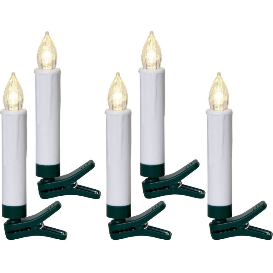 Eglo - SET 5x LED joulukuusen kynttilät 1xLED/0,06W/1xAA IP44