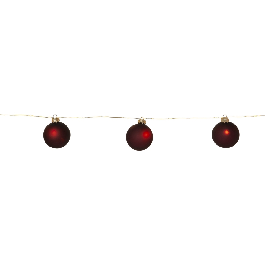 Eglo 411559 - Koristeketju BLISS 22xLED/3xAA 2,6m lämpimänvalkoinen