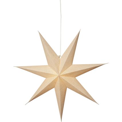 Eglo 411576 - joulukoristeet ÉTOILE tähti 1xE14/25W/230V 35 cm beige