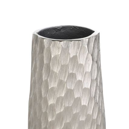 Eglo - Metallinen maljakko 40,5x14 cm hopea