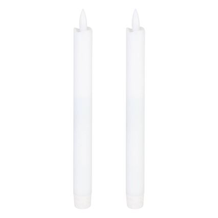 Eglo - SETTI 2x LED Kynttilä LED/1xAAA 24,5 cm valkoinen