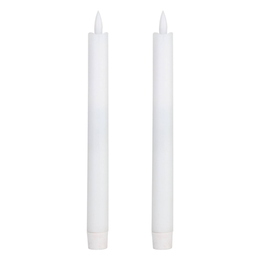 Eglo - SETTI 2x LED Kynttilä LED/1xAAA 24,5 cm valkoinen