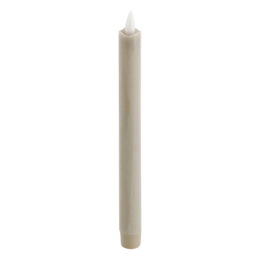 Eglo - SETTI 2x LED Kynttilä LED/1xAAA 24,5 cm beige