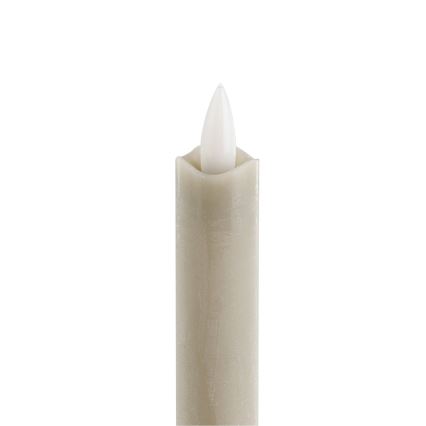 Eglo - SETTI 2x LED Kynttilä LED/1xAAA 24,5 cm beige