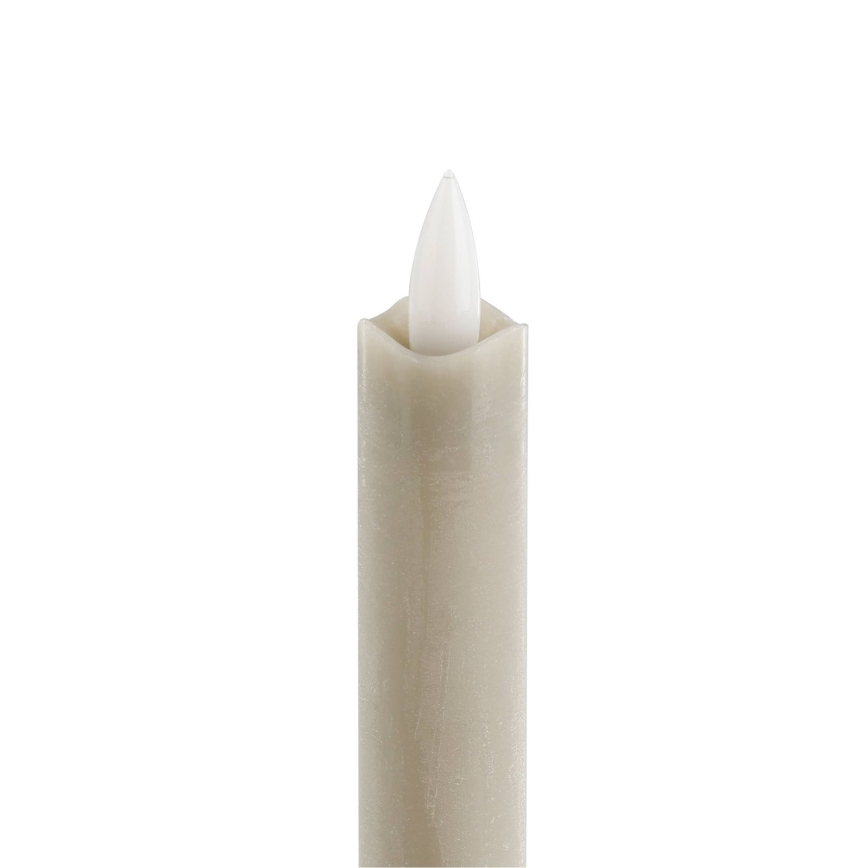 Eglo - SETTI 2x LED Kynttilä LED/1xAAA 24,5 cm beige