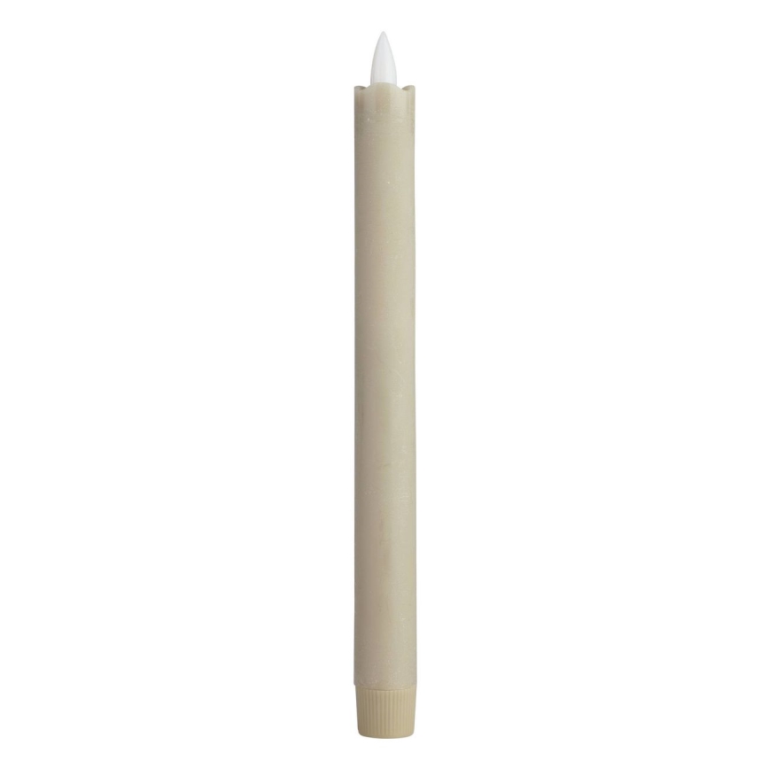 Eglo - SETTI 2x LED Kynttilä LED/1xAAA 24,5 cm beige