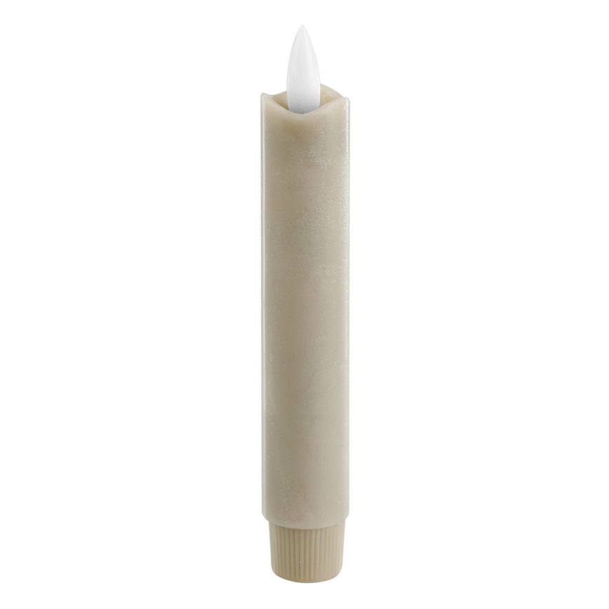 Eglo - SETTI 2x LED Kynttilä LED/1xAAA 15 cm beige
