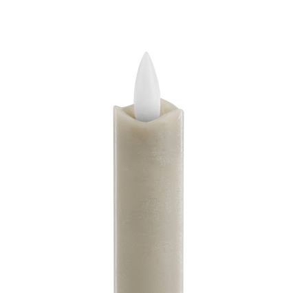 Eglo - SETTI 2x LED Kynttilä LED/1xAAA 15 cm beige
