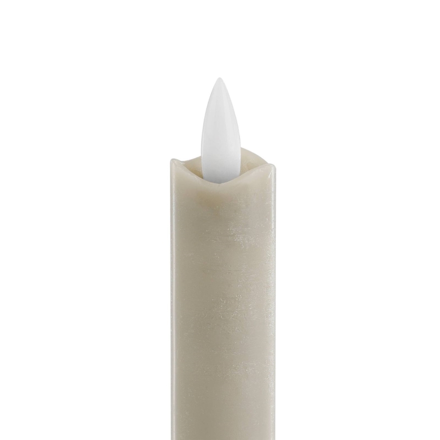 Eglo - SETTI 2x LED Kynttilä LED/1xAAA 15 cm beige