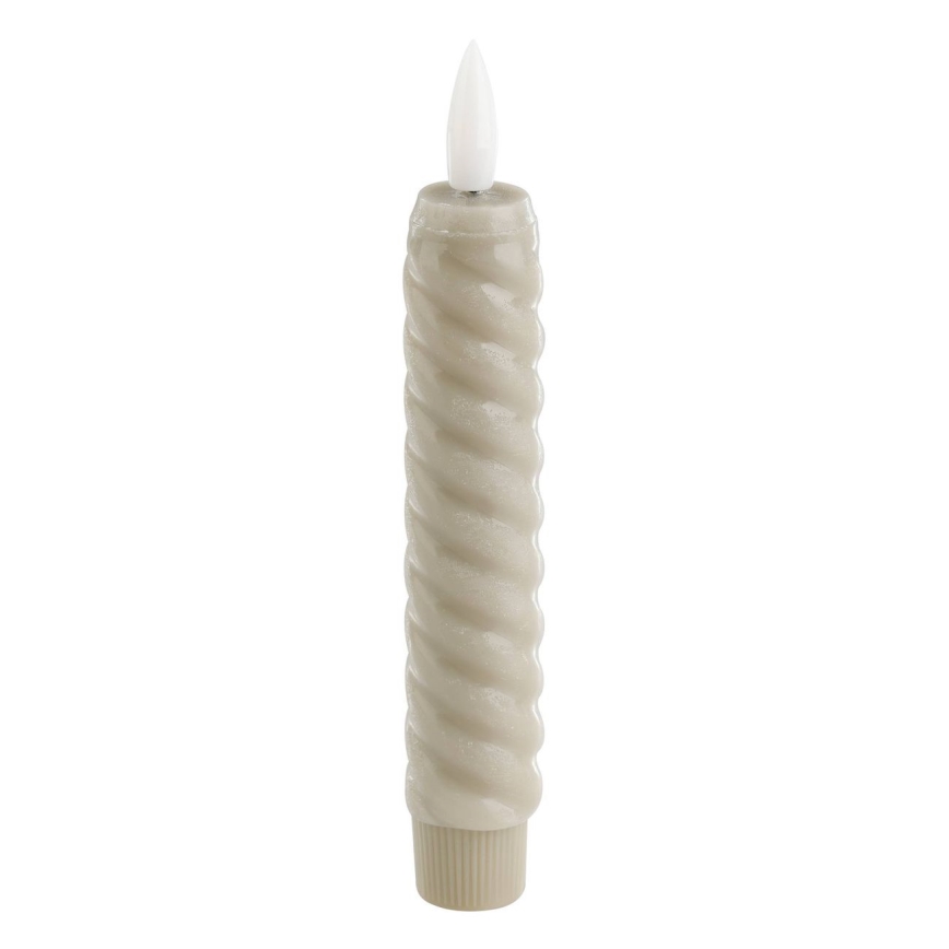 Eglo - SETTI 2x LED Kynttilä LED/1xAAA 15 cm beige