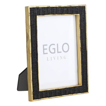 Eglo - valokuvakehys 13x18 cm musta/kulta