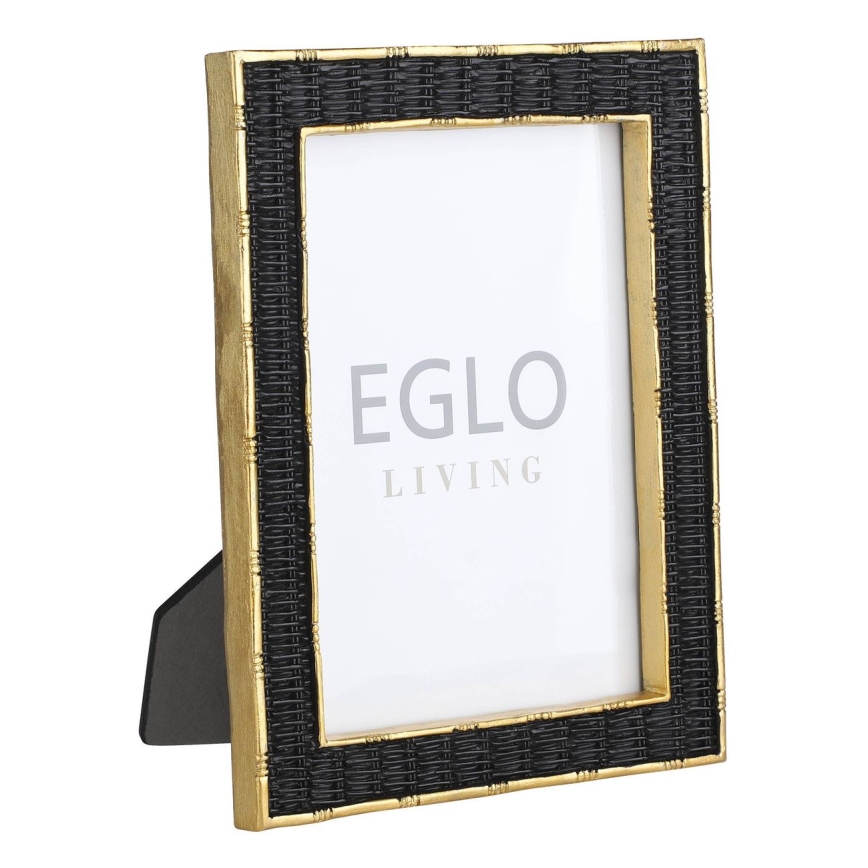 Eglo - valokuvakehys 13x18 cm musta/kulta