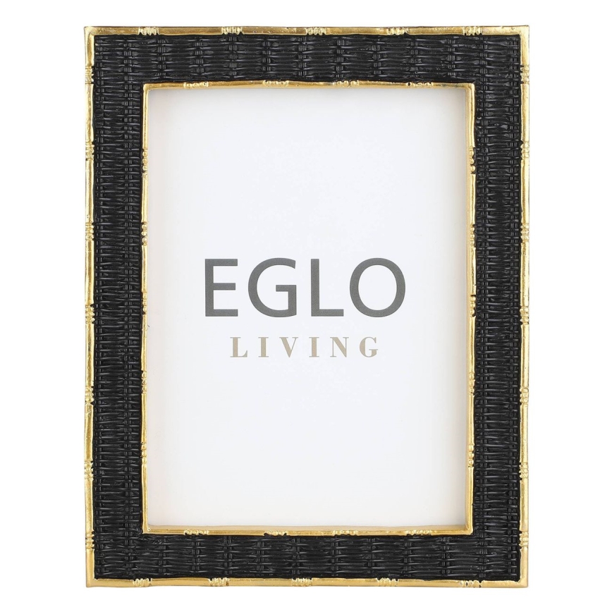 Eglo - valokuvakehys 13x18 cm musta/kulta