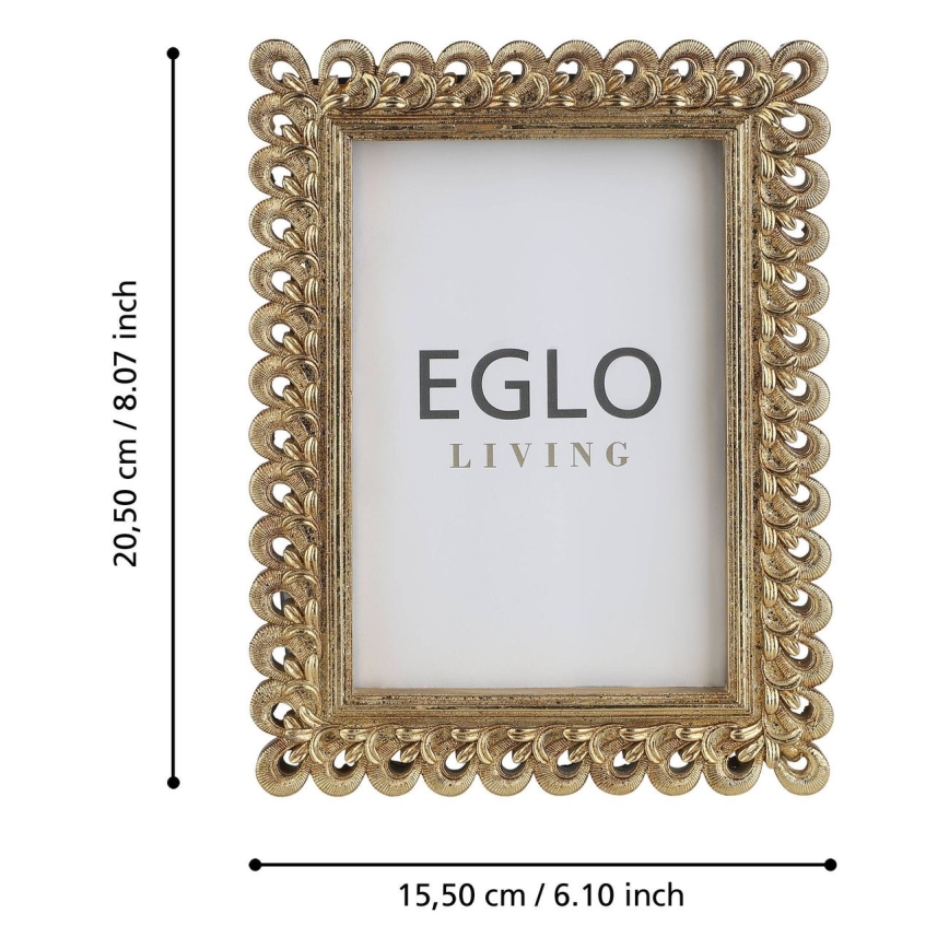 Eglo - valokuvakehys 10x15 cm kulta