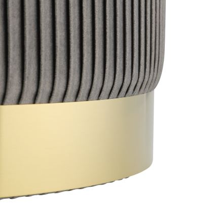 Eglo - SETTI 2x Tabouret halkaisija 31,5/36 cm harmaa/kulta