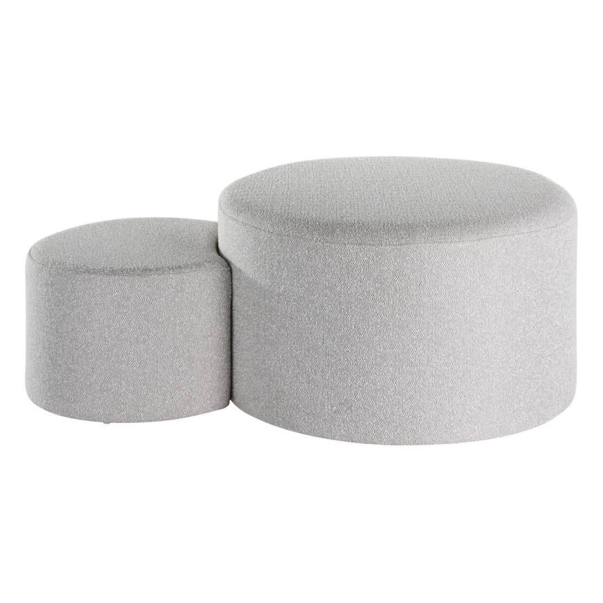 Eglo - SETTI 2x Tabouret halkaisija 45,5/70 cm harmaa