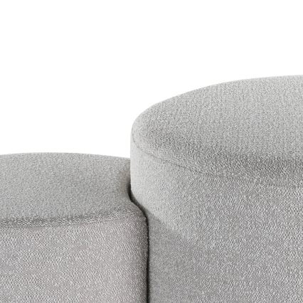 Eglo - SETTI 2x Tabouret halkaisija 45,5/70 cm harmaa
