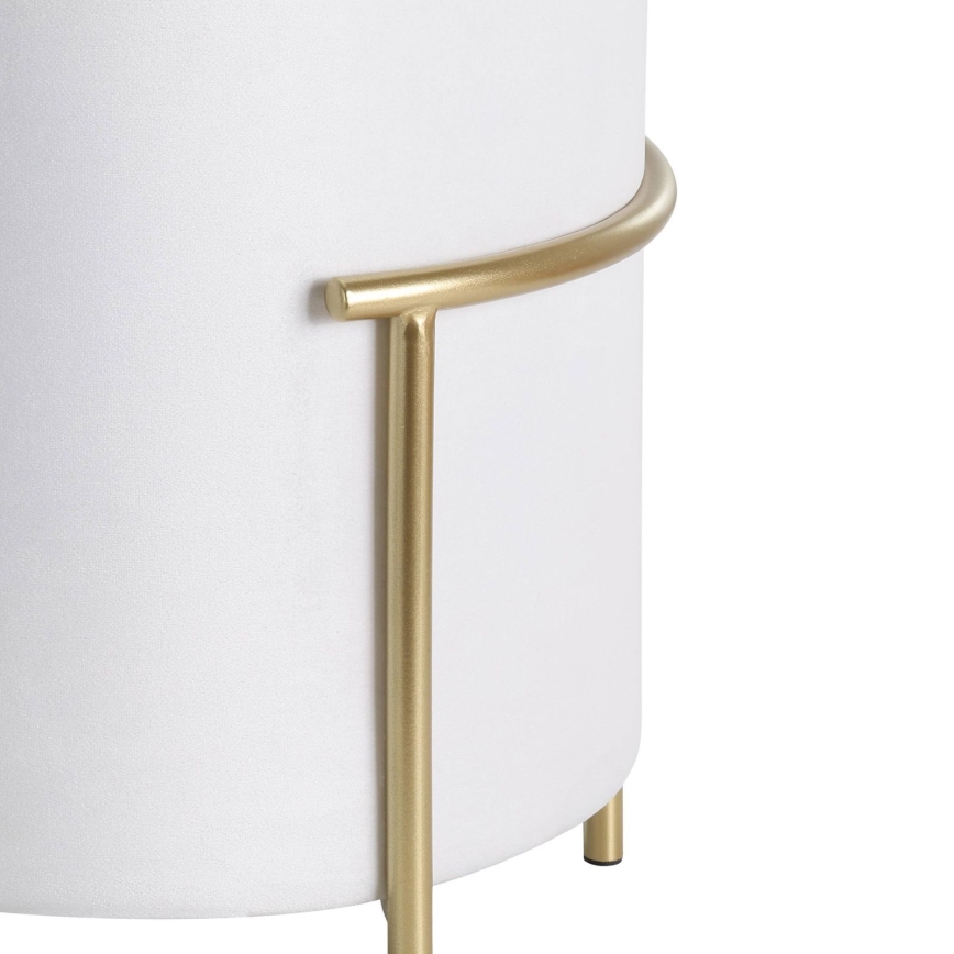 Eglo - Tabouret 46x41 cm valkoinen/kulta