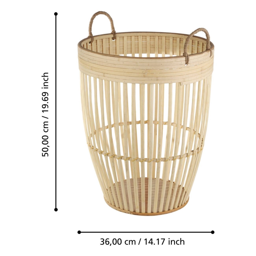 Eglo - Koristekori 50x36 cm bambu