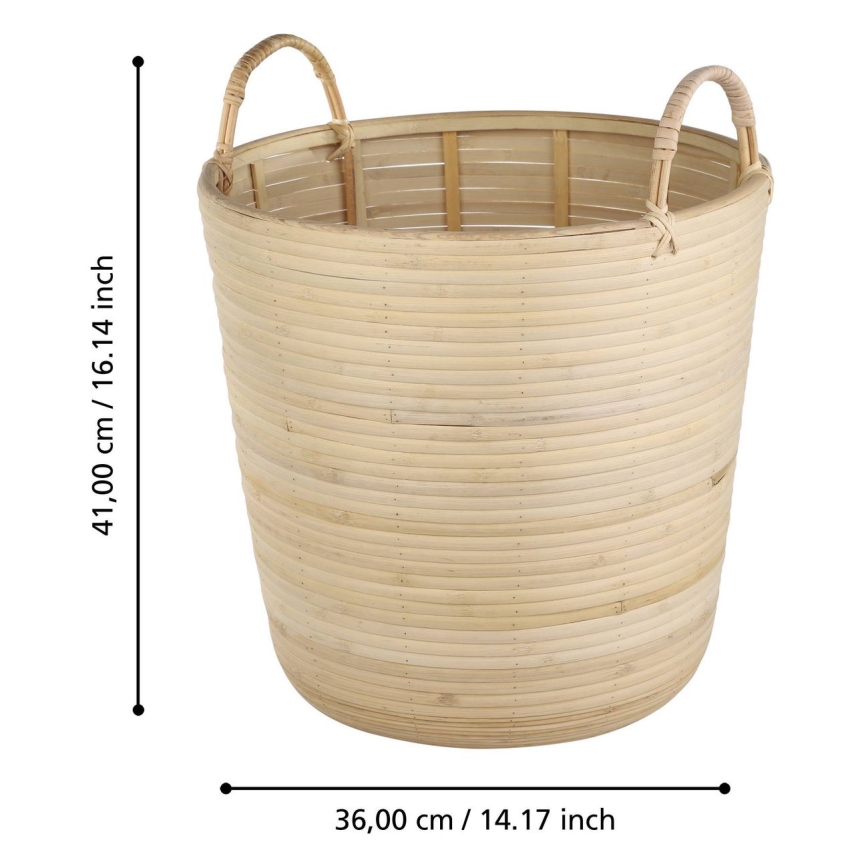 Eglo - Koristekori 41x36 cm rottinki