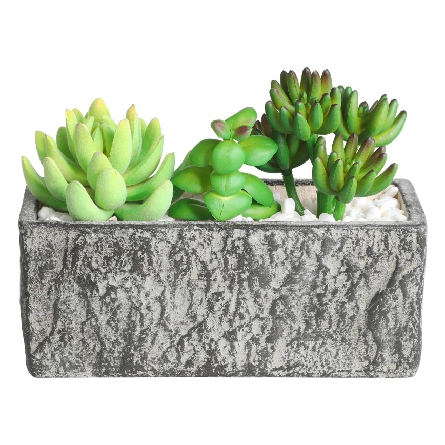 Eglo - Keinotekoinen kasvi kukkaruukussa 14,5x17,8 cm mehikasvi