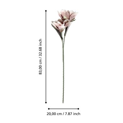 Eglo - Tekokukka 83 cm vaaleanpunainen