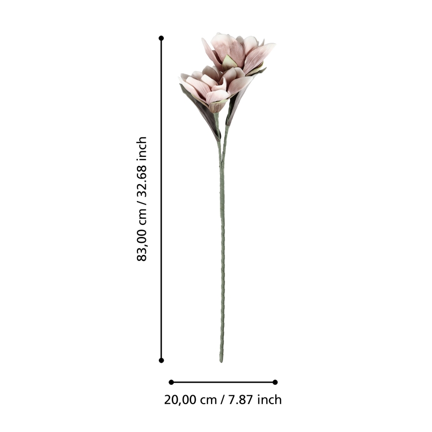 Eglo - Tekokukka 83 cm vaaleanpunainen