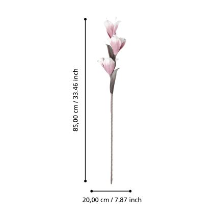 Eglo - Tekokukka 85 cm vaaleanpunainen
