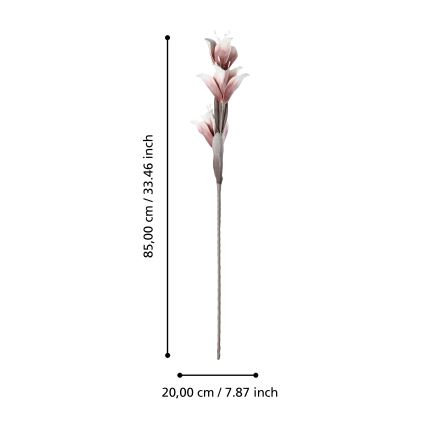 Eglo - Tekokukka 85 cm punainen