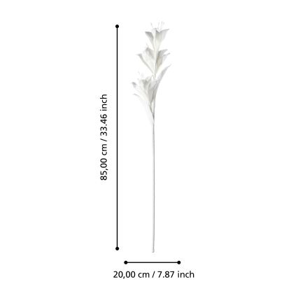 Eglo - Tekokukka 85 cm valkoinen