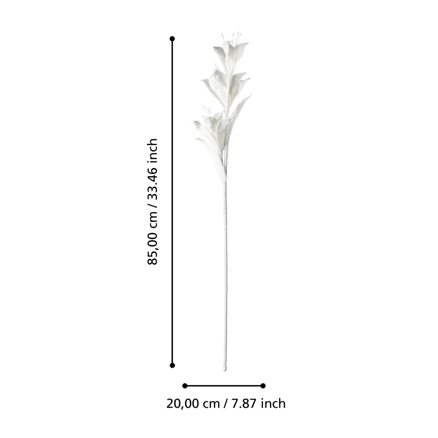 Eglo - Tekokukka 85 cm valkoinen