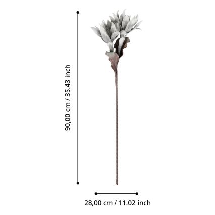 Eglo - Tekokukka 90 cm harmaa