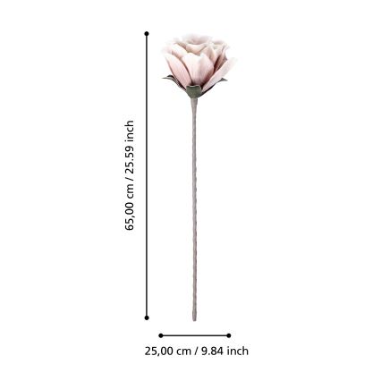 Eglo - Tekokukka 65 cm vaaleanpunainen