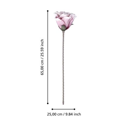 Eglo - Tekokukka 65 cm vaaleanpunainen