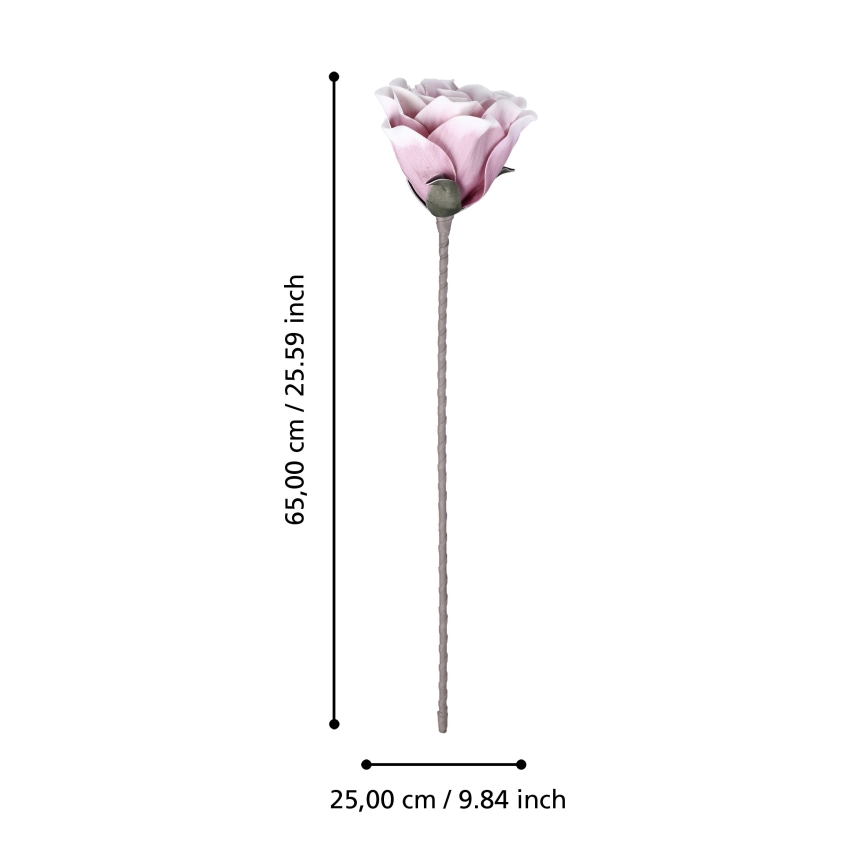 Eglo - Tekokukka 65 cm vaaleanpunainen