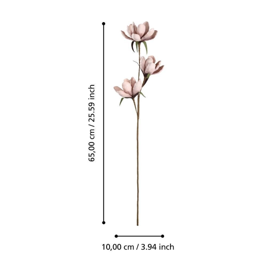 Eglo - Tekokukka 65 cm vaaleanpunainen