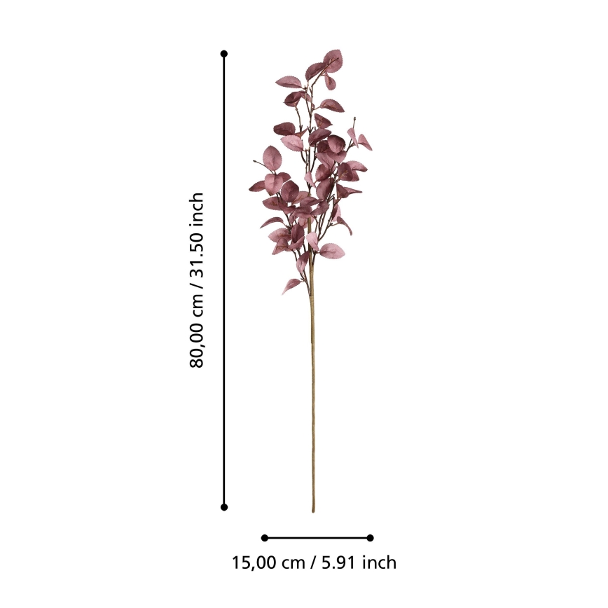 Eglo - Tekokukka 80 cm vaaleanpunainen