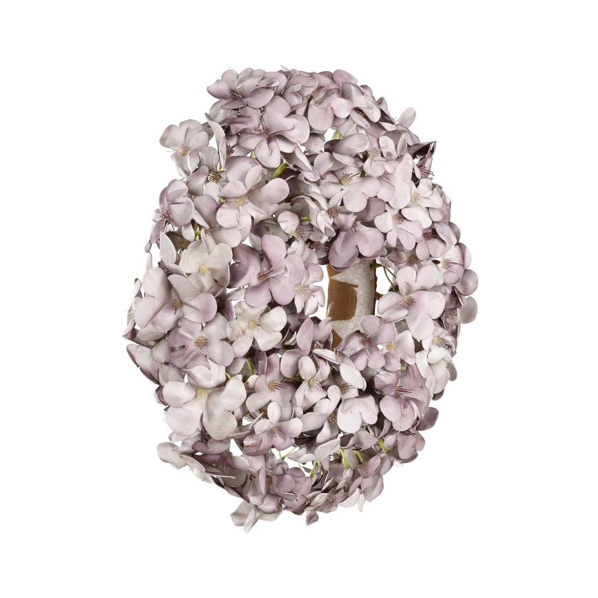 Eglo - Keinotekoinen kukkaseppele halkaisija 35 cm violetti