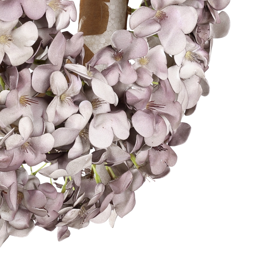 Eglo - Keinotekoinen kukkaseppele halkaisija 35 cm violetti